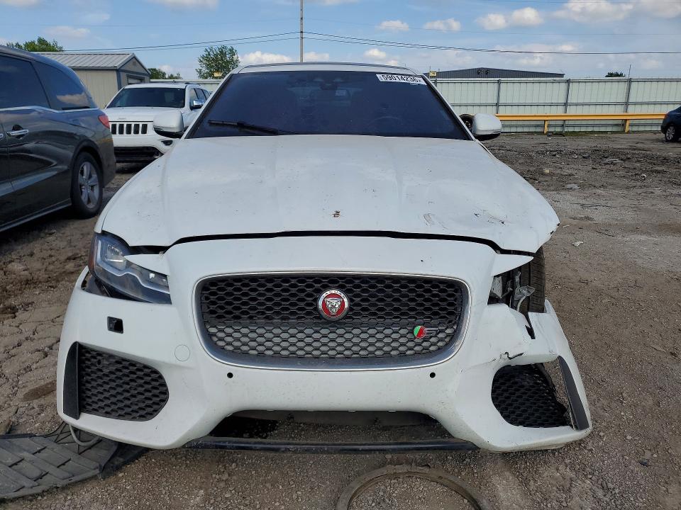 2017 Jaguar Xf VIN SAJBM4BV8HCY38219 COPART salvage auction — FRONT END, Il - Certificate Of Title, sold $1,650 on 2026-07-20 (photo 5)