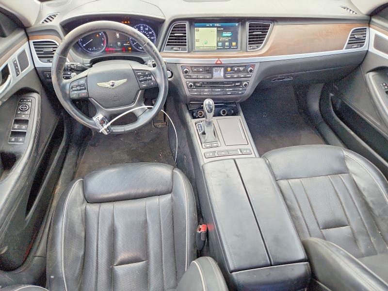 2015 Hyundai Genesis VIN KMHGN4JF9FU067154 COPART salvage auction — REAR END, Tx - Certificate Of Title (P), sold $2,000 on 2026-07-09 (photo 8)