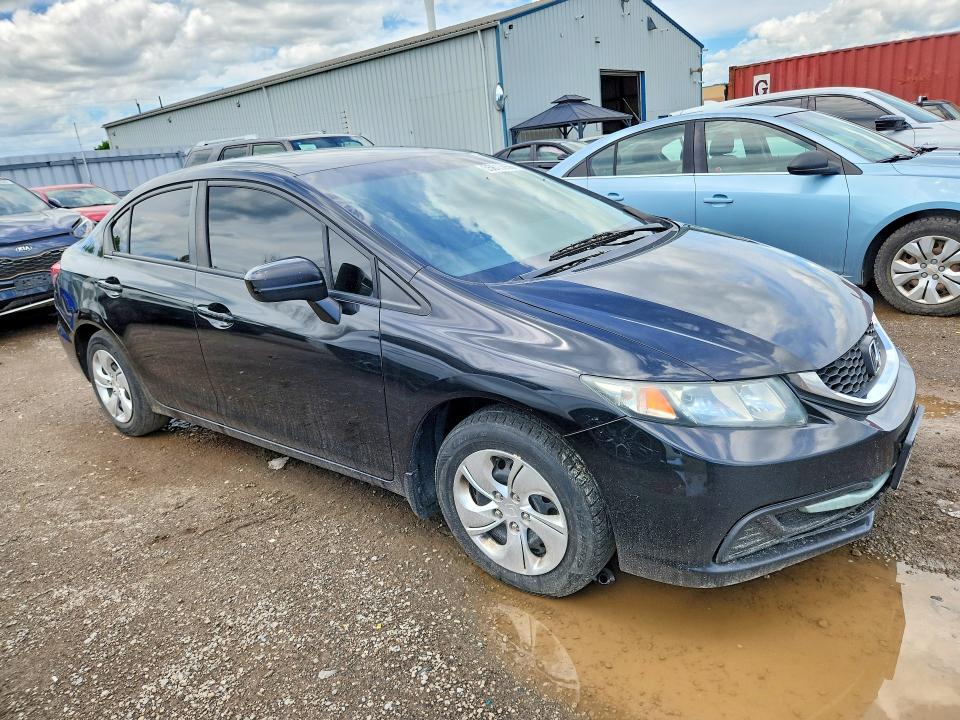 2014 Honda Civic VIN 2HGFB2E48EH002031 COPART salvage auction — FRONT END, ON - PERMIT NO BRAND - UNFIT, sold $975 on 2026-07-02 (photo 4)