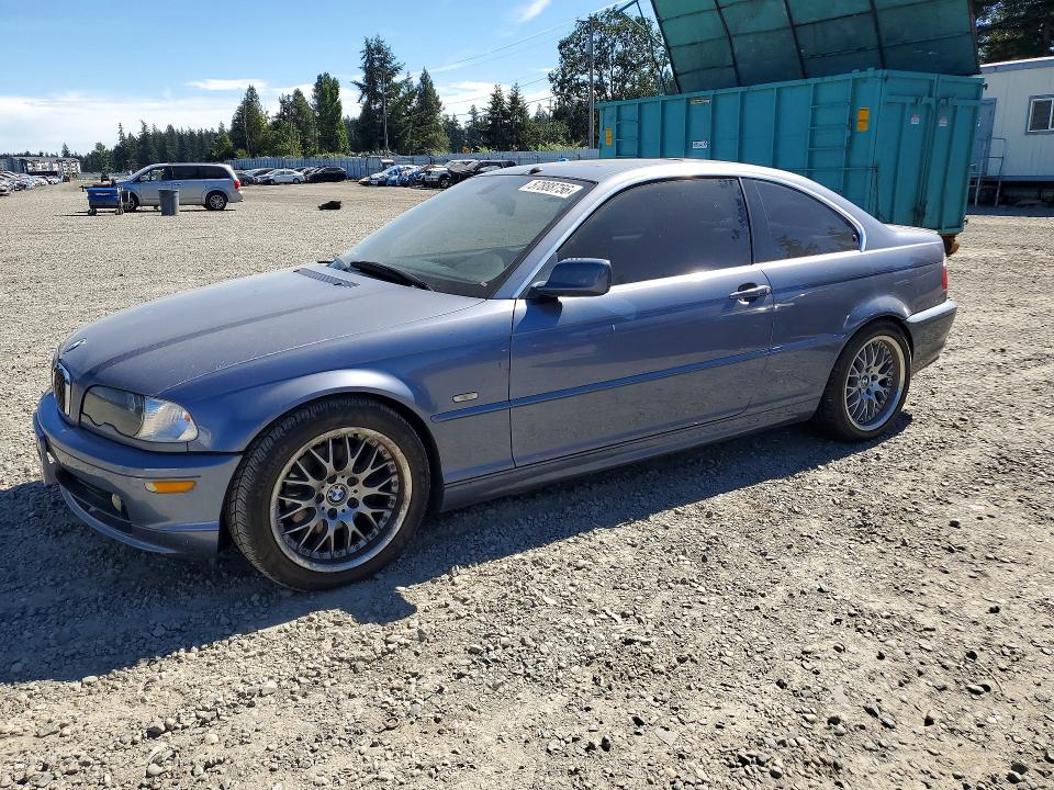 2003 BMW 3 series VIN WBABN73463PJ16216 COPART salvage auction — FRONT END, WA - VEHICLE CERT OF OWNERSHIP-TITL, sold $575 on 2026-08-11 (photo 1)