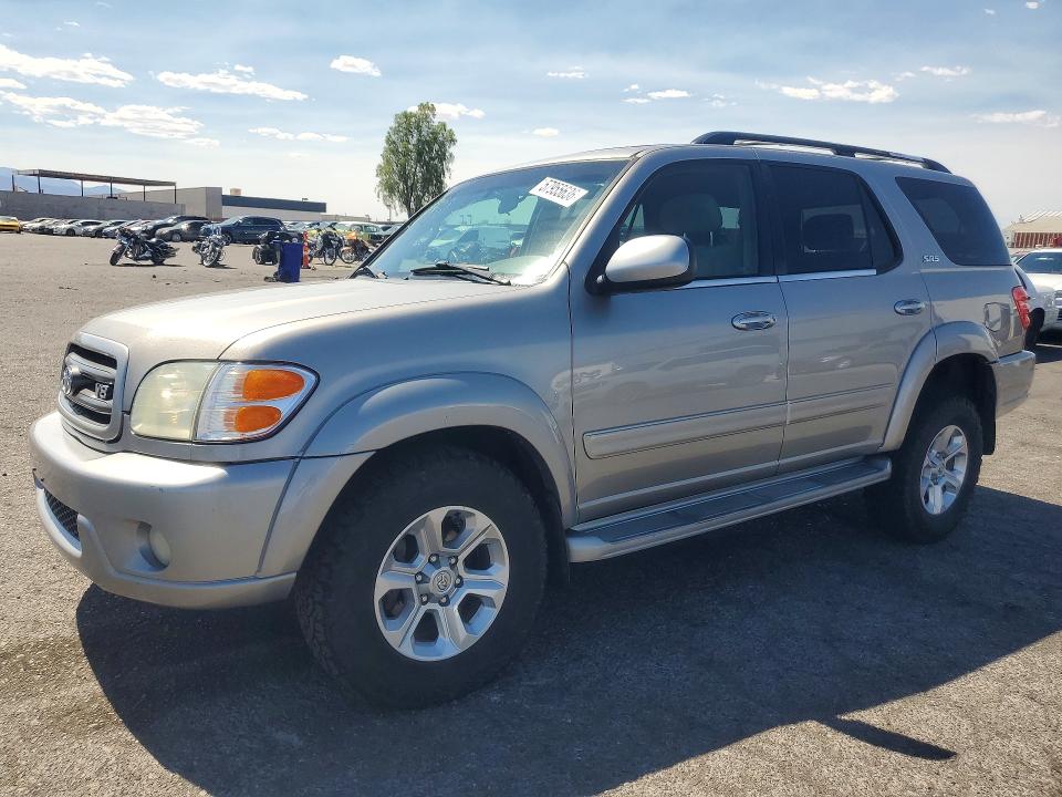 2003 Toyota Sequoia VIN 5TDBT44A63S150030 COPART salvage auction — FRONT END, Nv - Salvage Title, sold $1,800 on 2026-07-20 (photo 1)