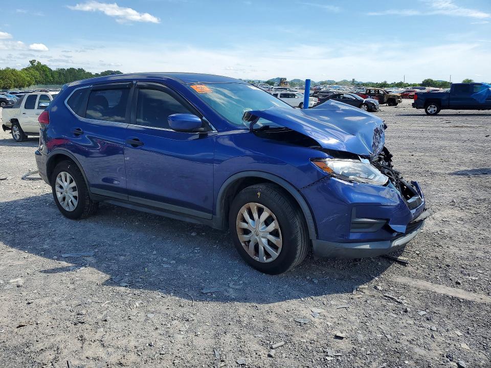 2017 Nissan Rogue VIN KNMAT2MT8HP554546 COPART salvage auction — FRONT END, Tn - Salvage Certificate, sold $425 on 2026-07-09 (photo 4)