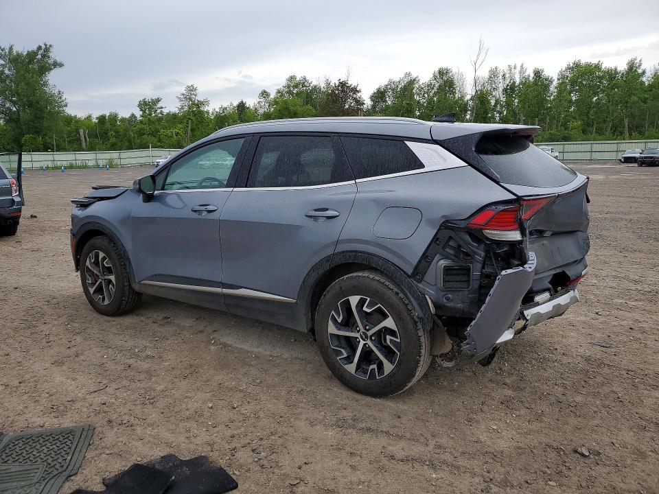 2025 Kia Sportage VIN 5XYK3CDF7SG277130 COPART salvage auction — REAR END, Ny - Mv-907A Salvage Certificate, sold $225 on 2026-07-27 (photo 2)