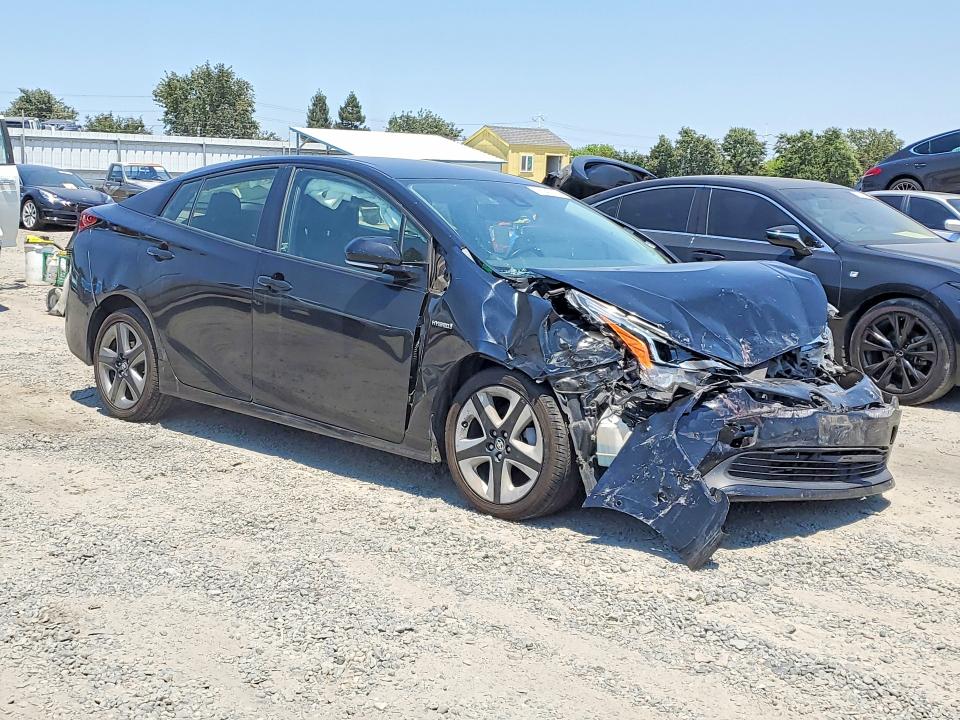 2020 Toyota Prius VIN JTDKARFU8L3113752 COPART salvage auction — FRONT END, Ca - Salvage Certificate, sold $2,500 on 2026-07-07 (photo 4)