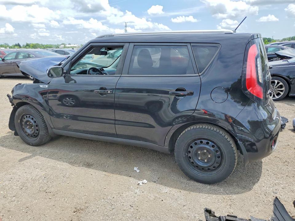 2017 Kia Soul VIN KNDJP3A55H7477263 COPART salvage auction — FRONT END, On - Permit Salvage, sold $450 on 2026-07-09 (photo 2)