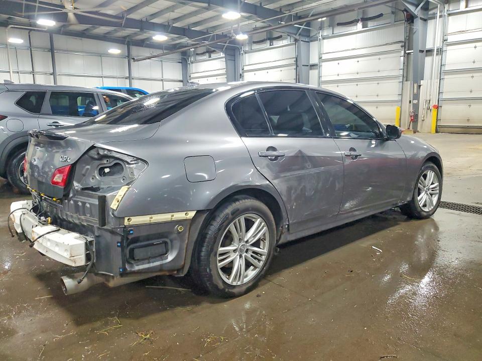 2013 Infiniti G VIN JN1CV6AR1DM750443 COPART salvage auction — REAR END, Mn - Cert Of Title-Pr Salv Flood, sold $2,100 on 2026-07-16 (photo 3)