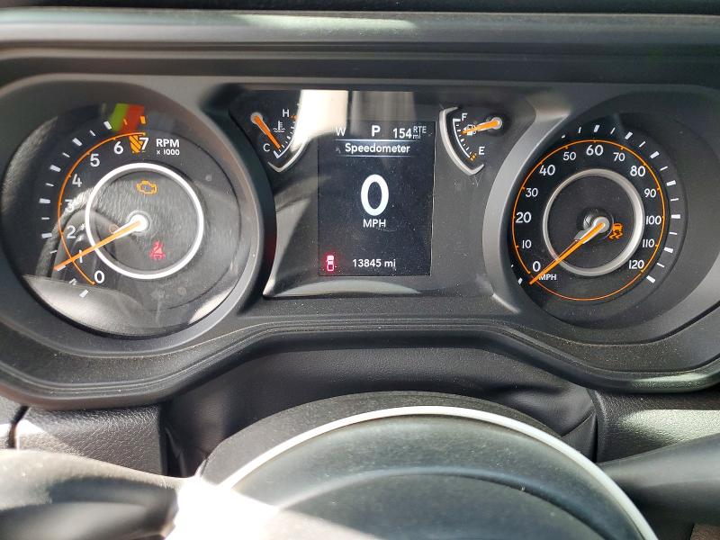 2025 Jeep Gladiator VIN 1C6PJTAG1SL505899 COPART salvage auction — FRONT END, Tx - Salvage Vehicle Title, sold $15,000 on 2026-07-28 (photo 9)