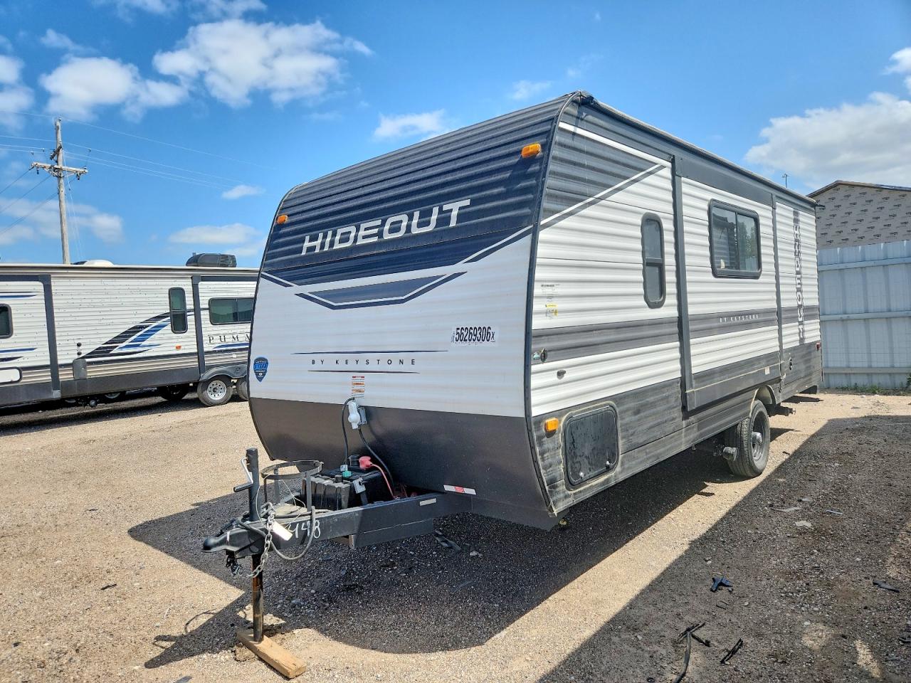 2023 Keystone Hideout VIN 4YDTH1H16PW242448 COPART salvage auction — Hail, IA - CERTIFICATE OF TITLE, sold $5,800 on 2026-09-22 (photo 2)