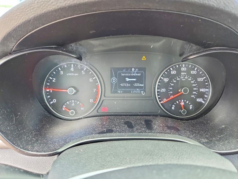 2018 Kia Optima VIN 5XXGT4L34JG214413 COPART salvage auction — HAIL, Wi - Certificate Of Title (P), sold $3,800 on 2026-07-28 (photo 9)