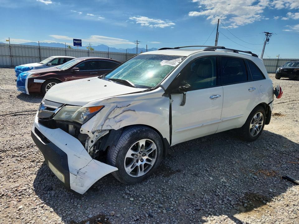 2007 Acura Mdx VIN 2HNYD28287H543749 COPART salvage auction — FRONT END, Ut - Salvage Certificate, sold $150 on 2026-07-17 (photo 1)
