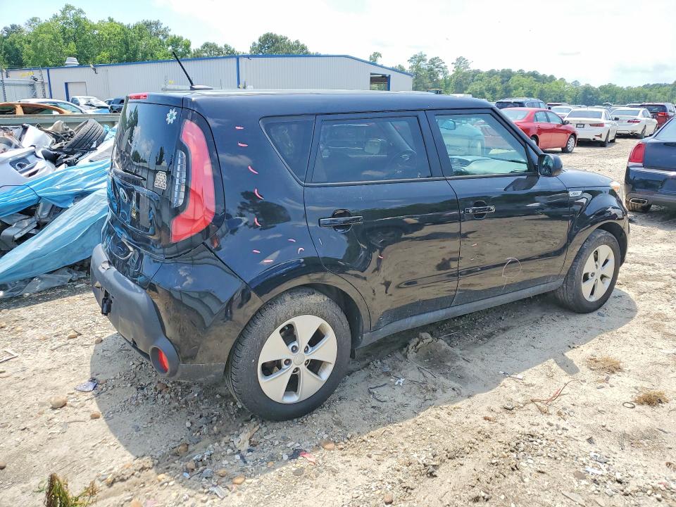 2016 Kia VIN KNDJN2A23G7261660 COPART salvage auction — REAR END, Va - Certificate Of Title, sold $950 on 2026-07-07 (photo 3)