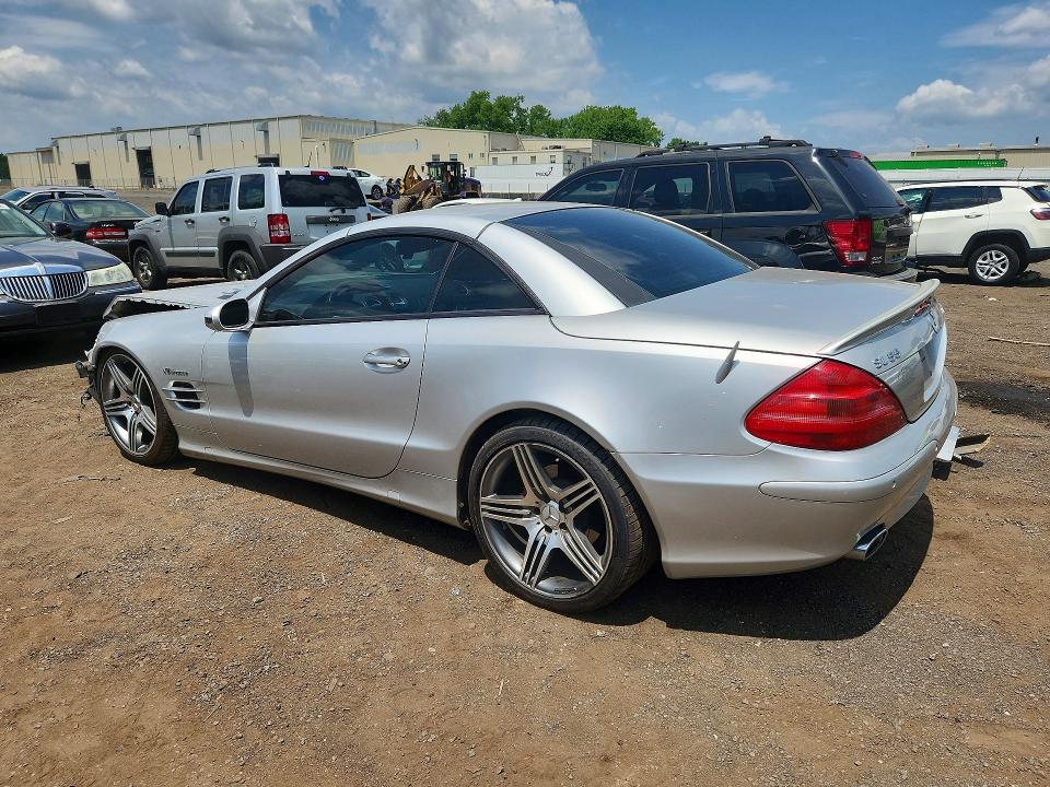 2003 Mercedes-benz Sl-class VIN WDBSK75F93F052543 COPART salvage auction — FRONT END, CT - BILL OF SALE-SALVAGE, sold $525 on 2026-07-21 (photo 2)