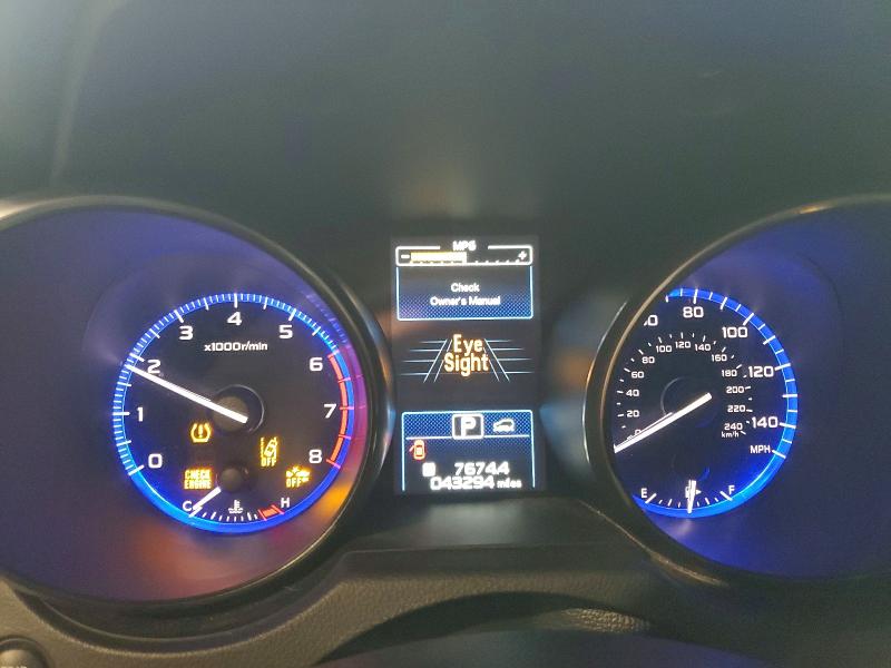 2019 Subaru Outback VIN 4S4BSABC7K3289732 COPART salvage auction — FRONT END, Tx - Salvage Vehicle Title, sold $3,950 on 2026-07-09 (photo 9)
