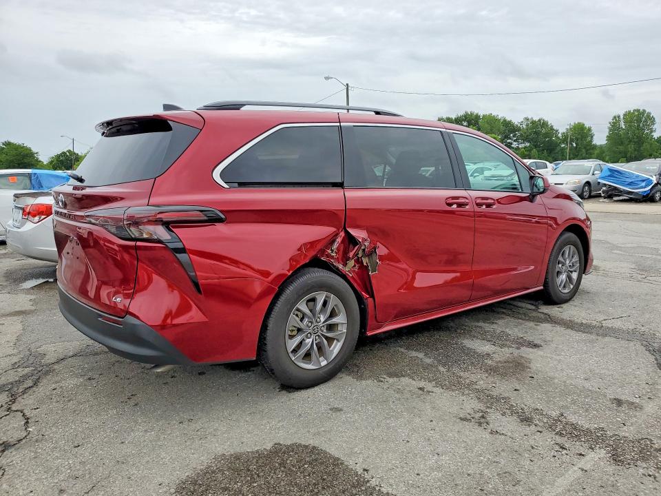 2025 Toyota Sienna VIN 5TDBSKFC1SS201597 COPART salvage auction — SIDE, Oh - Cert Of Title-Salvage, sold $12,000 on 2026-07-23 (photo 3)