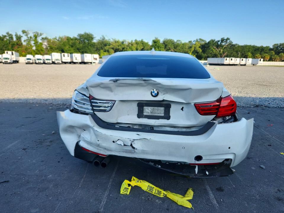 2015 BMW 4 series VIN WBA4A5C50FD410380 COPART salvage auction — REAR END, Fl - Cert Of Title Slvg Rebuildable, sold $2,450 on 2026-07-13 (photo 6)