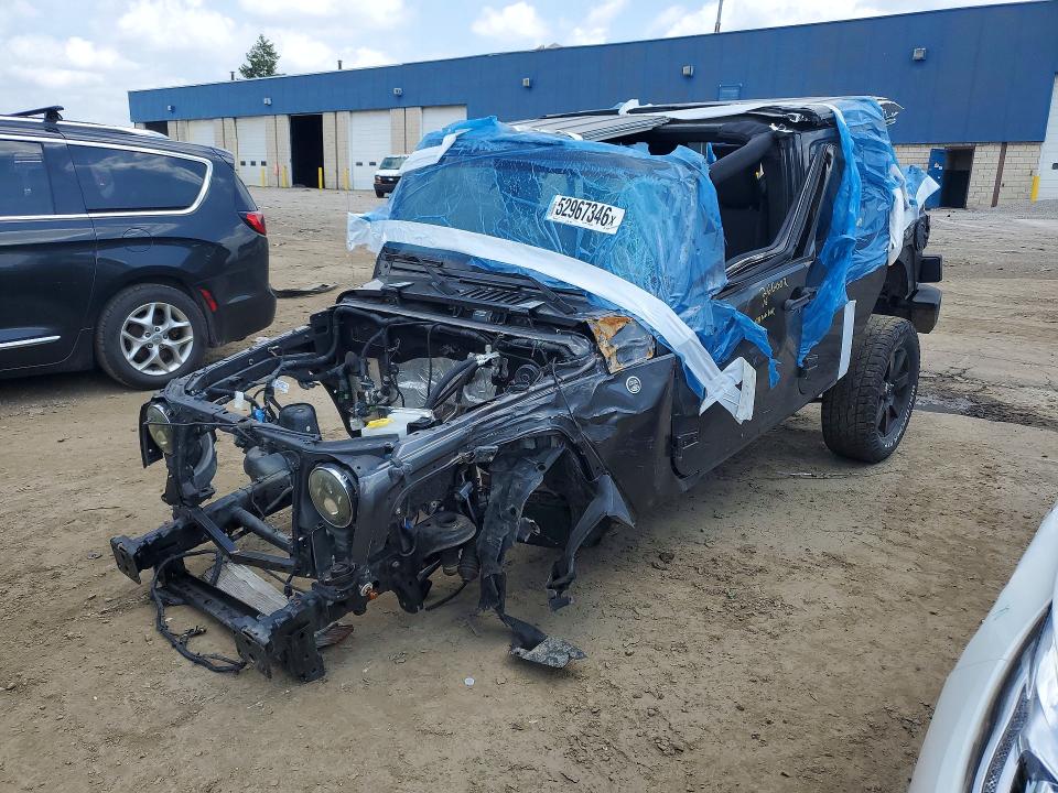 2016 Jeep Wrangler / VIN 1C4BJWDG8GL346709 COPART salvage auction — ROLLOVER, Mo - Salvage Certificate Of Title, sold $300 on 2026-07-10 (photo 1)