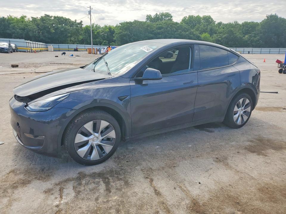 2024 Tesla Model y VIN 7SAYGDEE7RA278838 COPART salvage auction — REAR END, OK - CERT OF TITLE-SALVAGE, sold $625 on 2026-07-21 (photo 1)