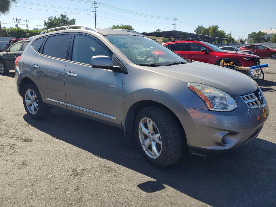 2011 Nissan Rogue sport VIN JN8AS5MT4BW165361 COPART salvage auction — REAR END, Ca - Salvage Certificate, sold $1,150 on 2026-07-07 (photo 4)