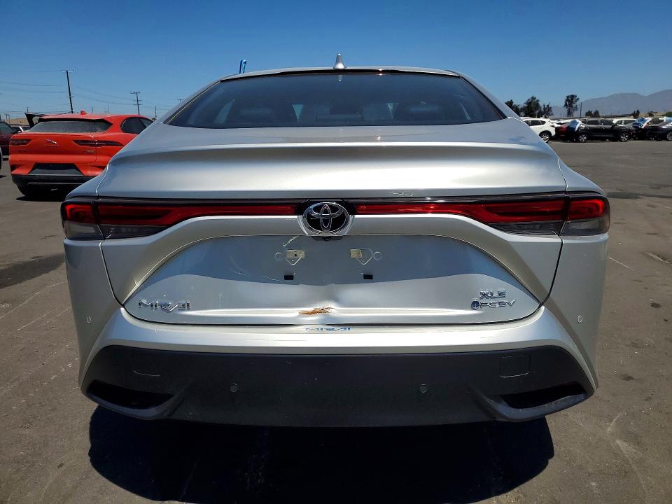 2024 Toyota Mirai VIN JTDAAAAA4RA011699 COPART salvage auction — FRONT END, Ca - Dis/Dlr/Exp Only Clean Title (P), sold $6,200 on 2026-07-08 (photo 6)