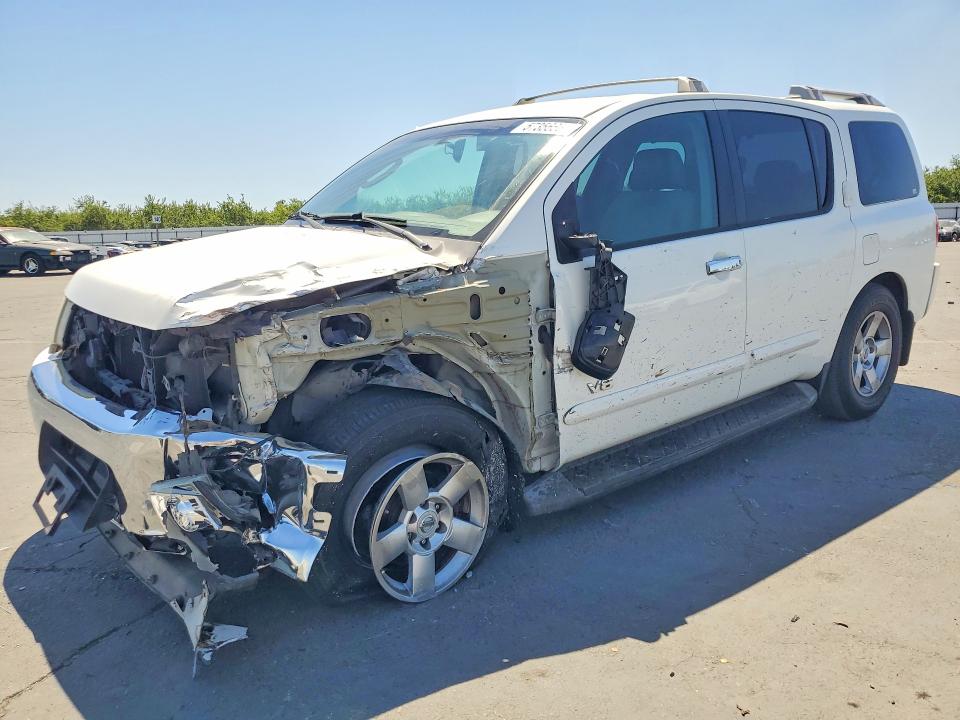 2006 Nissan Armada VIN 5N1AA08A46N702070 COPART salvage auction — FRONT END, Ca - Salvage Certificate, sold $575 on 2026-07-09 (photo 1)