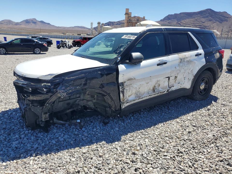 2022 Ford Explorer VIN 1FM5K8AB8NGA41002 COPART salvage auction — FRONT END, Nv - Certificate Of Title, sold $1,650 on 2026-07-22 (photo 1)