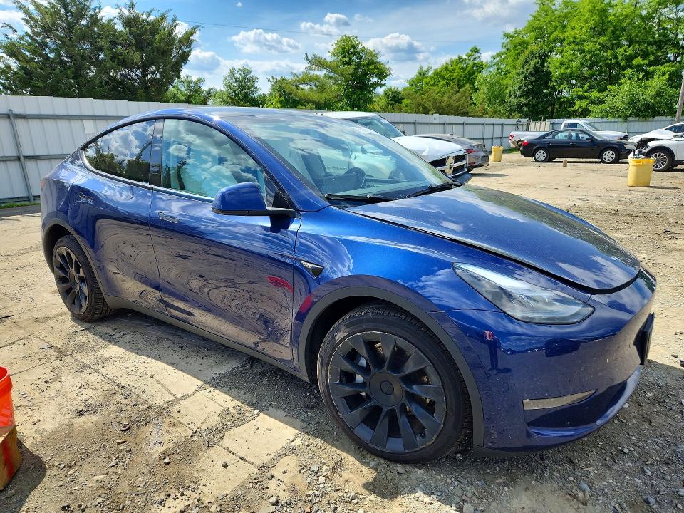 2023 Tesla VIN 7SAYGDEE4PA171002 COPART salvage auction — REAR END, Nj - Cert Of Title-Salvage, sold $10,200 on 2026-07-29 (photo 4)