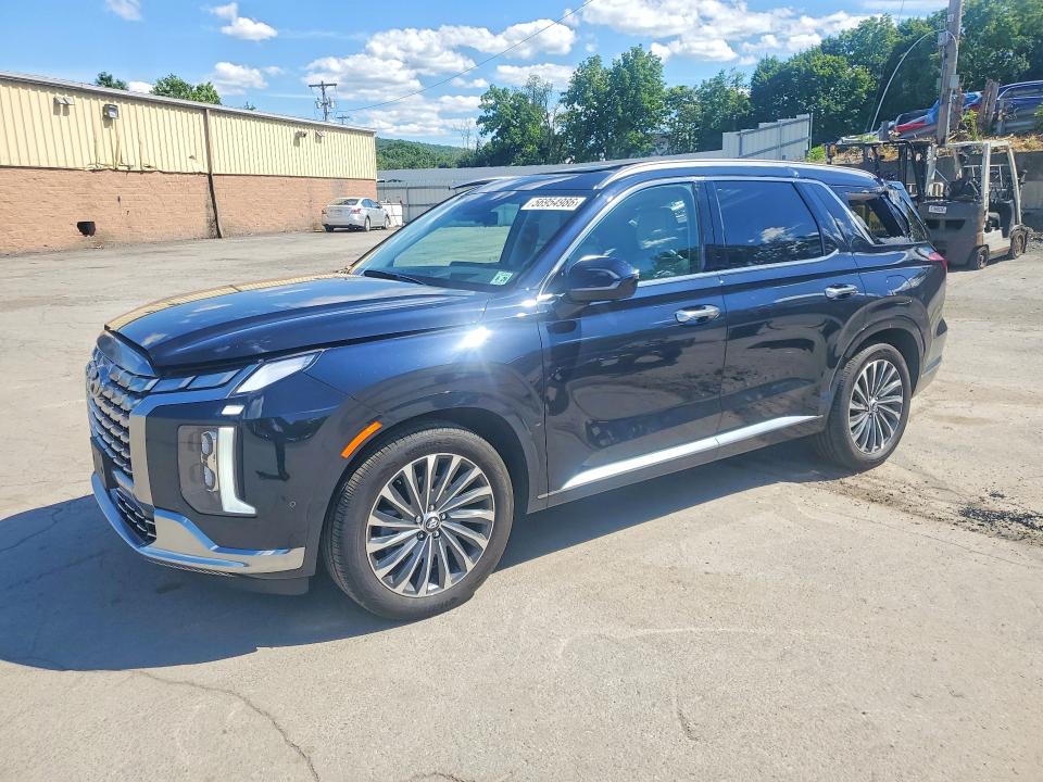 2024 Hyundai Palisade VIN KM8R7DGE7RU783430 COPART salvage auction — ROOF, Ny - Mv-907A Salvage Certificate, sold $6,300 on 2026-07-16 (photo 1)