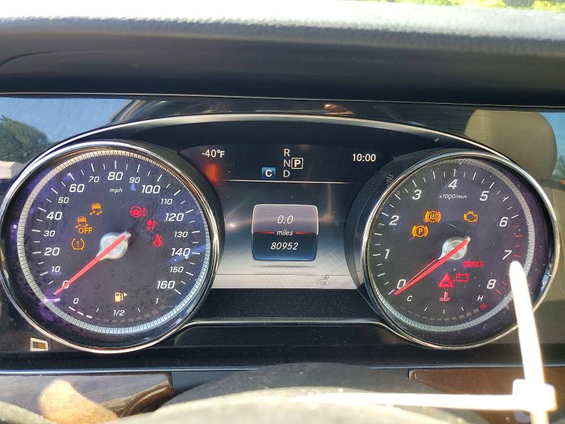 2017 Mercedes-benz E-klasse VIN WDDZF4KB8HA121429 COPART salvage auction — FRONT END, Wv - Certificate Of Title, sold $8,800 on 2026-07-27 (photo 9)