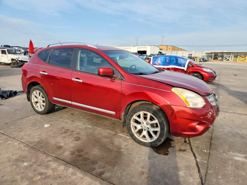 2012 Nissan Rogue VIN JN8AS5MT1CW296331 COPART salvage auction — FRONT END, Tx - Salvage Vehicle Title, sold $575 on 2026-07-13 (photo 4)