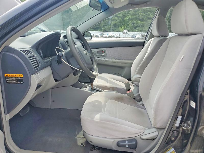 2007 Kia Spectra VIN KNAFE121275396126 COPART salvage auction — REAR END, Nc - Salvage Certificate Of Title, sold $425 on 2026-07-22 (photo 7)