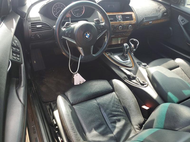 2010 BMW 6er VIN WBAEB5C54AC224650 COPART salvage auction — SIDE, Al - Cert Of Title-Salvage Title, sold $1,100 on 2026-07-21 (photo 8)