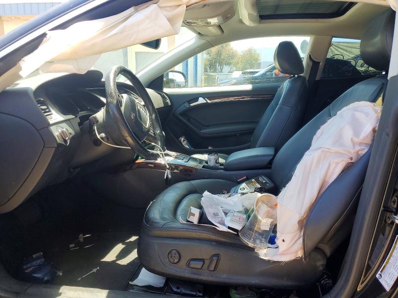 2011 Audi A5 VIN WAUCFAFRXBA073927 COPART salvage auction — SIDE, CA - SALVAGE CERTIFICATE, sold $350 on 2026-07-16 (photo 7)