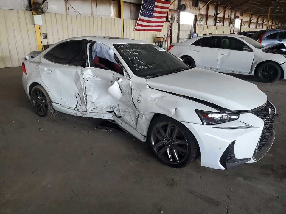 2018 Lexus Is VIN JTHBA1D23J5062292 COPART salvage auction — SIDE, Az - Cert Of Title - Salvage, sold $6,600 on 2026-07-20 (photo 4)