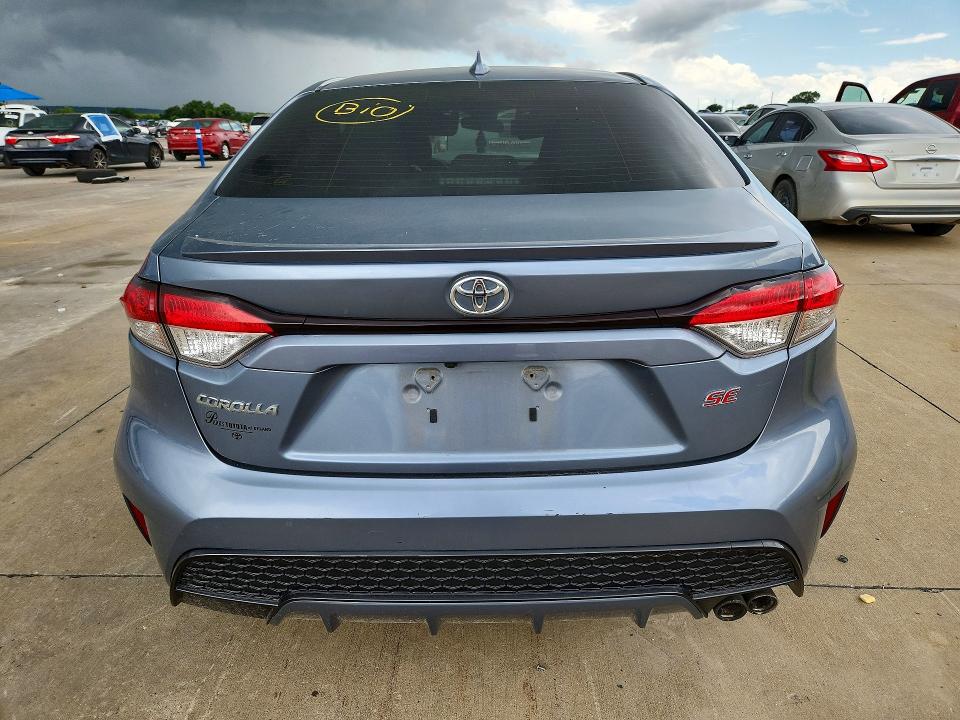2020 Toyota Corolla VIN JTDS4RCE8LJ011335 COPART salvage auction — FRONT END, Tx - Salvage Vehicle Title, sold $1,550 on 2026-07-27 (photo 6)