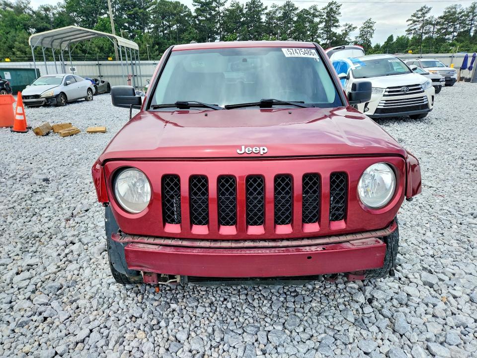 2017 Jeep Liberty (patriot) VIN 1C4NJPBB4HD201396 COPART salvage auction — FRONT END, Ga - Cert Of Title-Salvage, sold $600 on 2026-07-09 (photo 5)