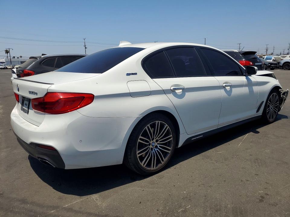 2018 BMW 5er VIN WBAJA9C54JB251247 COPART salvage auction — FRONT END, Ca - Salvage Certificate, sold $5,400 on 2026-07-13 (photo 3)