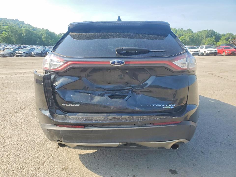 2015 Ford Edge VIN 2FMPK4K94FBB32970 COPART salvage auction — REAR END, Pa - Certificate Of Salvage, sold $3,300 on 2026-07-02 (photo 6)