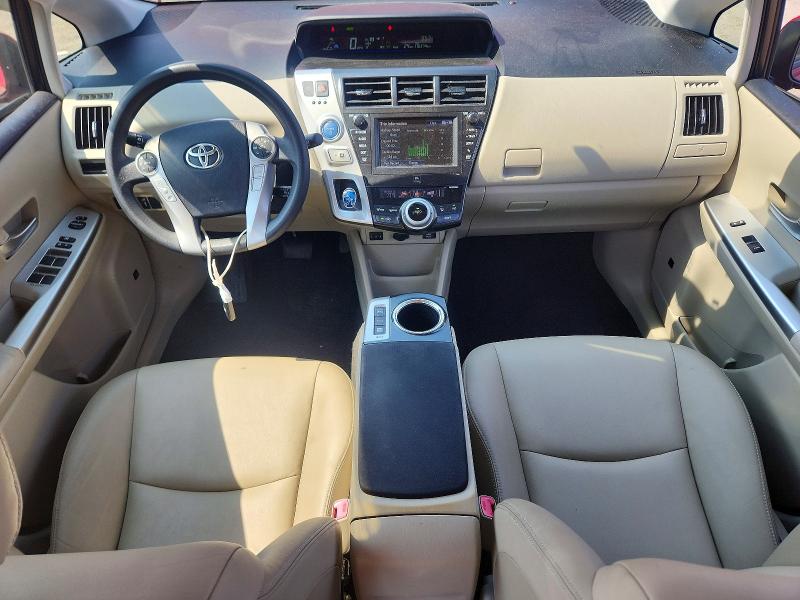 2012 Toyota Prius v VIN JTDZN3EU4C3042549 COPART salvage auction — SIDE, MA - CERT OF TITLE-RECONSTRCTD COLL, sold $125 on 2026-07-22 (photo 8)