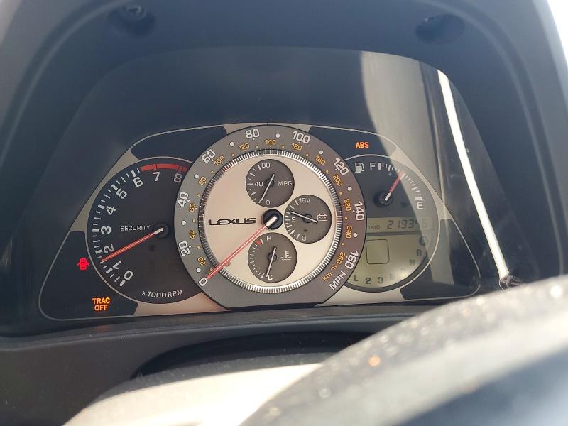 2005 Lexus Is 300 VIN JTHBD192050096905 COPART salvage auction — FRONT END, Ca - Salvage Certificate, sold $200 on 2026-07-24 (photo 9)