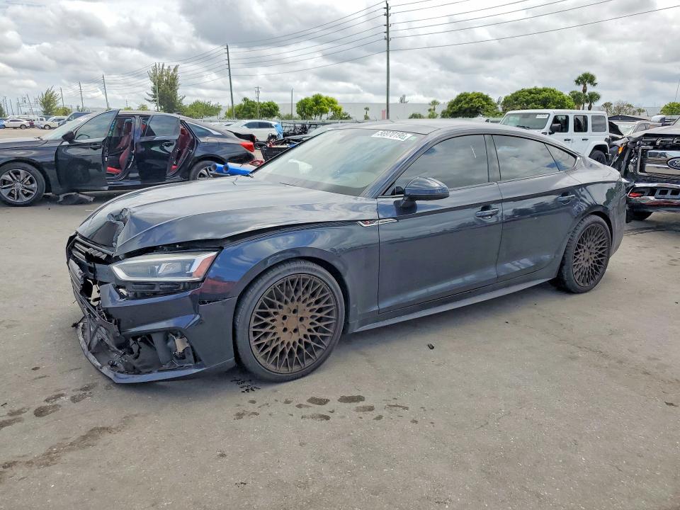 2018 Audi A5 VIN WAUFNCF57JA041766 COPART salvage auction — FRONT END, Fl - Cert Of Title Slvg Rebuildable, sold $1,900 on 2026-07-15 (photo 1)