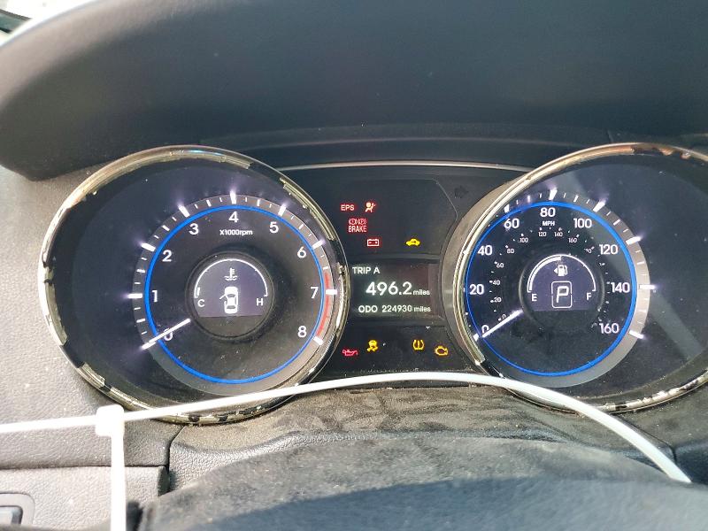 2013 Hyundai Sonata VIN 5NPEC4AB0DH644191 COPART salvage auction — FRONT END, Salvage Title, sold $275 on 2026-07-24 (photo 9)