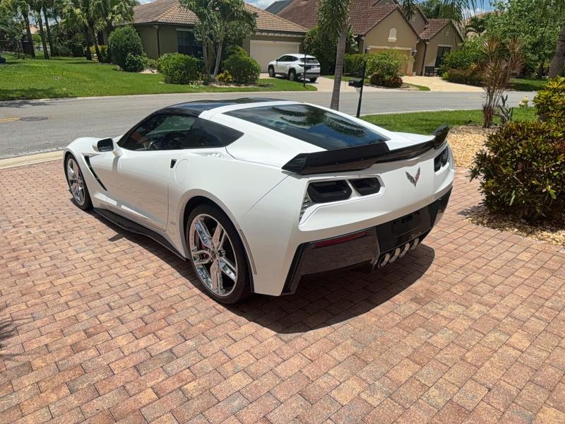 2016 Chevrolet Corvette stingray VIN 1G1YL2D71G5104192 COPART salvage auction — DAMAGE HISTORY, NC - SALVAGE CERT-REBUILT (P), sold $25,000 on 2026-07-31 (photo 3)
