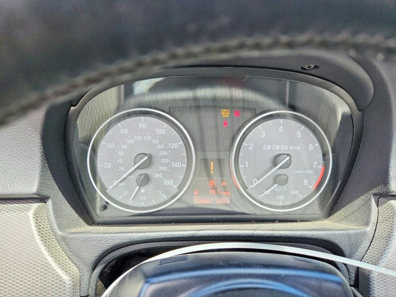 2013 BMW 3er VIN WBADX1C50DJ128732 COPART salvage auction — FRONT END, Or - Salvage Title Certificate, sold $2,100 on 2026-07-27 (photo 9)