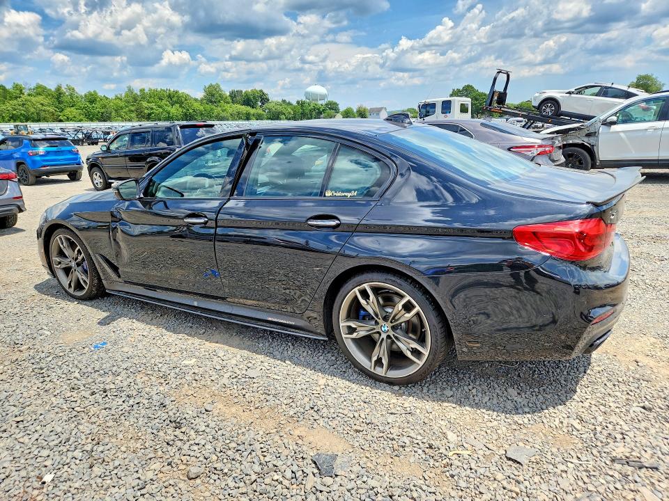 2018 BMW M550i xdrive VIN WBAJB9C58JB035348 COPART salvage auction — SIDE, RI - CERTIFICATE OF TITLE, sold $11,500 on 2026-07-16 (photo 2)