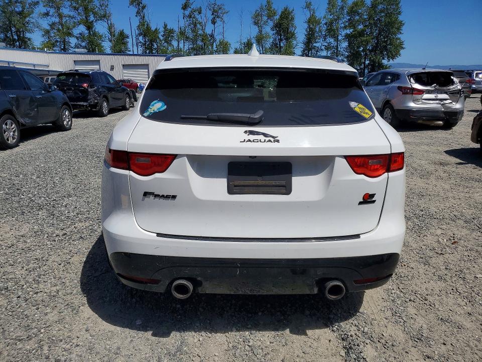 2018 Jaguar F-pace VIN SADCM2FV2JA250775 COPART salvage auction — FRONT END, Wa - Bill Of Sale, sold $3,650 on 2026-07-06 (photo 6)