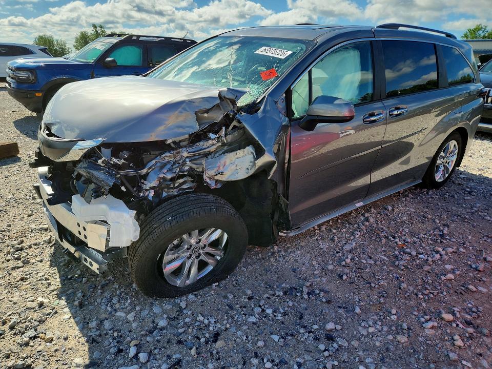 2026 Toyota Sienna VIN 5TDYSKFC1TS254859 COPART salvage auction — FRONT END, Ny - Mv-907A Salvage Certificate, sold $15,300 on 2026-07-30 (photo 1)