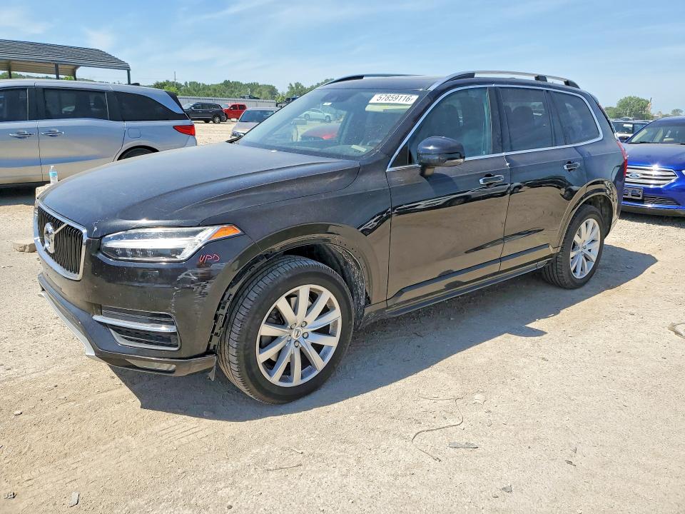 2016 Volvo Xc90 VIN YV4A22PK9G1045649 COPART salvage auction — ROOF, KS - CERT OF TITLE-SALVAGE, sold $3,550 on 2026-08-18 (photo 1)