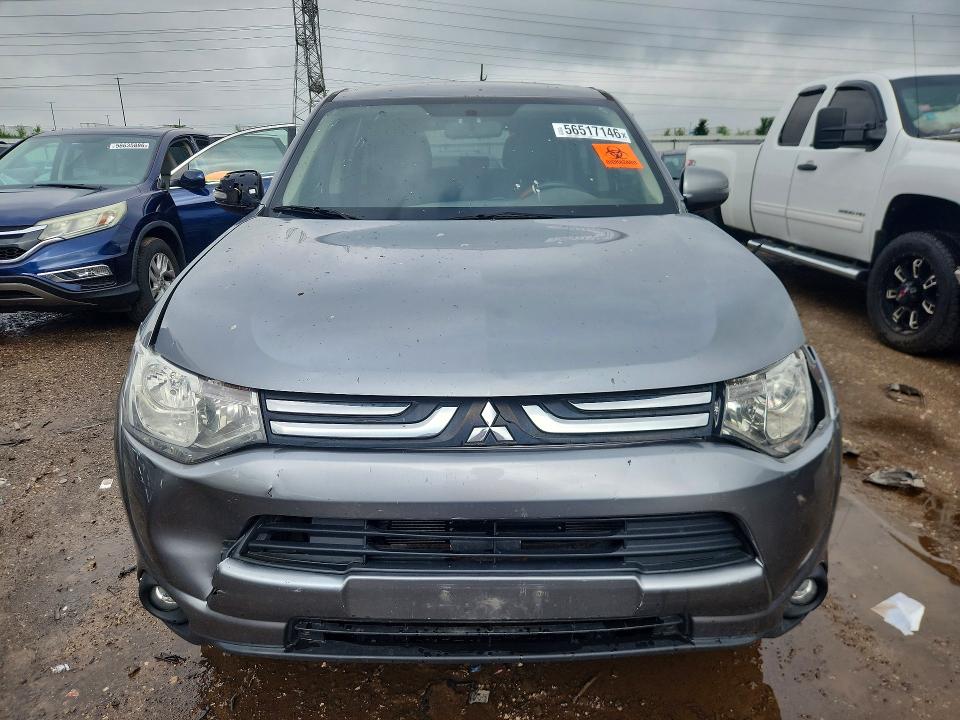 2014 Mitsubishi Outlander VIN JA4AD3A32EZ002249 COPART salvage auction — FRONT END, Il - Salvage Certificate, sold $1,200 on 2026-07-02 (photo 5)