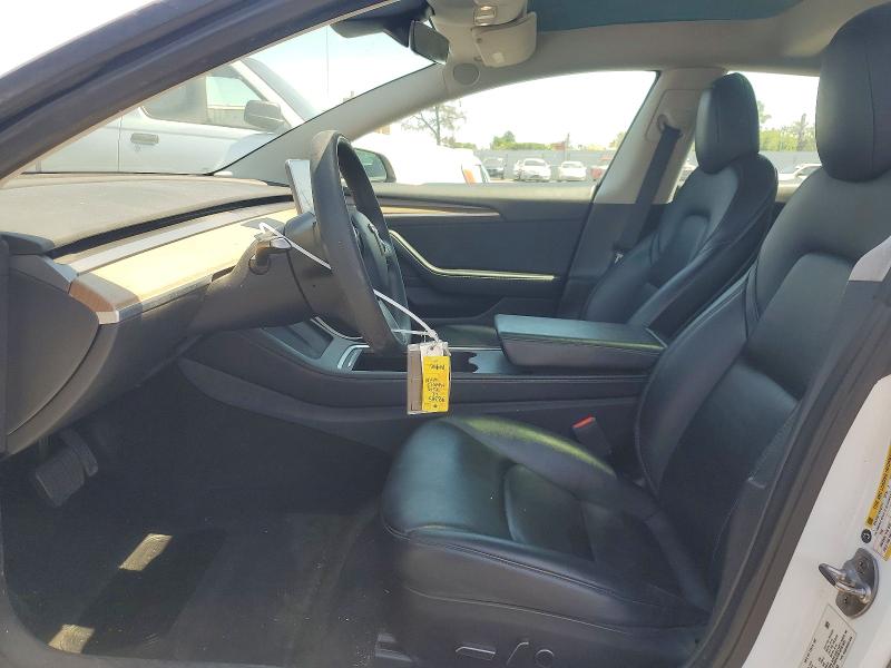 2022 Tesla Model 3 VIN 5YJ3E1EA0NF185682 COPART salvage auction — REAR END, Ca - Salvage Certificate, sold $5,300 on 2026-07-07 (photo 7)