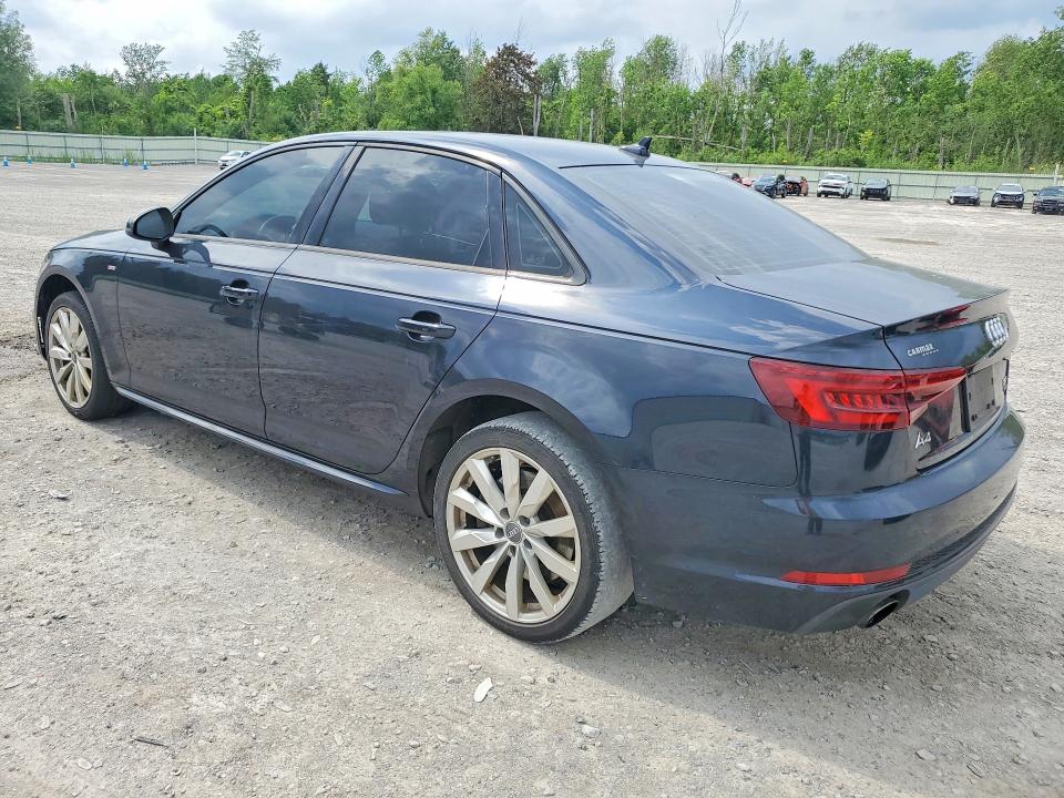 2018 Audi A4 VIN WAUDNAF42JA215035 COPART salvage auction — UNDERCARRIAGE, Ny - Mv-907A Salvage Certificate, sold $4,050 on 2026-07-20 (photo 2)
